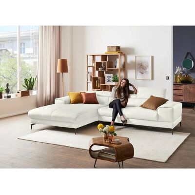 W.SCHILLIG Piedroo Ecksofa Weiß - L-Form Leder W.SCHILLIG Piedroo Ecksofa Weiß - L-Form Leder