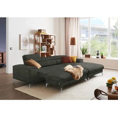 W.SCHILLIG Piedroo Hocker - Hunter R66, Grün, Chenille Stoff W.SCHILLIG Piedroo Hocker - Hunter R66, Grün, Chenille Stoff