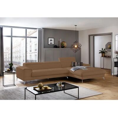 W.SCHILLIG Piedroo - Softleder Sofa - 343cm x 70cm x 193cm - Elegantes Design W.SCHILLIG Piedroo - Softleder Sofa - 343cm x 70cm x 193cm - Elegantes Design