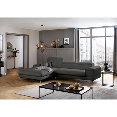 W.SCHILLIG piedroo Ecksofa - Softleder, verstellbare Kopfstützen, Vintage-Design W.SCHILLIG piedroo Ecksofa - Softleder, verstellbare Kopfstützen, Vintage-Design