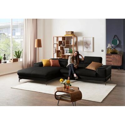 W.SCHILLIG piedroo - L-Form Sofa, Schwarz, Ergonomisch, Motorische Kopfstütze W.SCHILLIG piedroo - L-Form Sofa, Schwarz, Ergonomisch, Motorische Kopfstütze