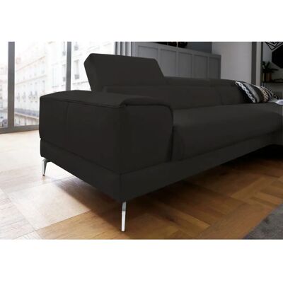 W.SCHILLIG Piedroo Ledercornersofa - Leder, Verstellbare Kopfstützen, Recht Longchair - Sofa W.SCHILLIG Piedroo Ledercornersofa - Leder, Verstellbare Kopfstützen, Recht Longchair - Sofa