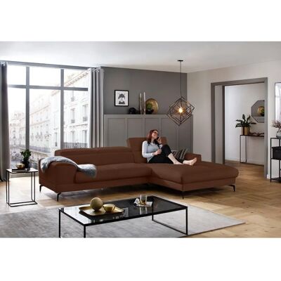 W.SCHILLIG Piedroo Sofa - Weiches Leder, Vintage-Design, Rechts Longchair W.SCHILLIG Piedroo Sofa - Weiches Leder, Vintage-Design, Rechts Longchair