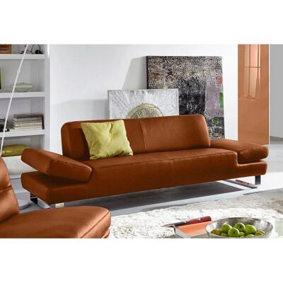 W.SCHILLIG 2-Sitzer Sofa - Cognac Leder - Modern Vintage Stil W.SCHILLIG 2-Sitzer Sofa - Cognac Leder - Modern Vintage Stil