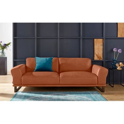 W.SCHILLIG Montana 2,5-Sitzer Sofa - Leder, Bronze Füße W.SCHILLIG Montana 2,5-Sitzer Sofa - Leder, Bronze Füße