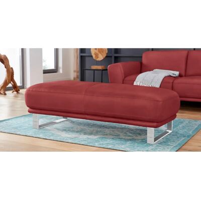 W.SCHILLIG Montana Hocker - Leder, Chrombeine W.SCHILLIG Montana Hocker - Leder, Chrombeine