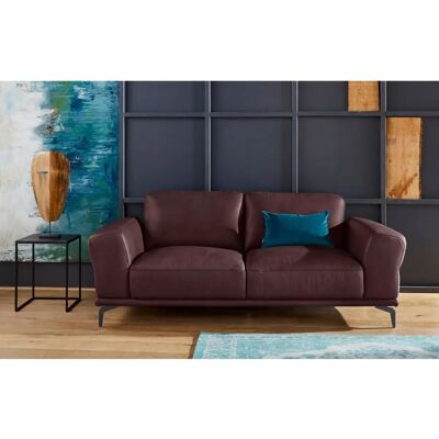W.SCHILLIG Montana 2-Sitzer Sofa - Leder, Schwarz, 192cm W.SCHILLIG Montana 2-Sitzer Sofa - Leder, Schwarz, 192cm