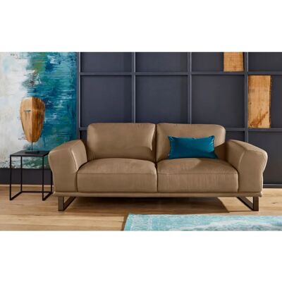 W.SCHILLIG Montana 2,5-Sitzer Sofa - Leder, Bronze Kufen W.SCHILLIG Montana 2,5-Sitzer Sofa - Leder, Bronze Kufen