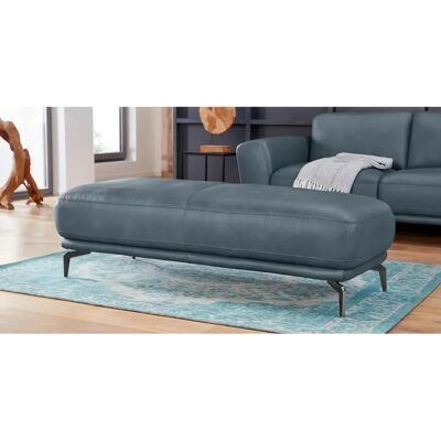 W.SCHILLIG Montana Blau Leder Hocker - Hocker W.SCHILLIG Montana Blau Leder Hocker - Hocker