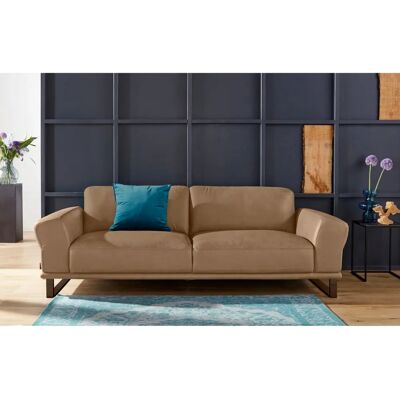 W.SCHILLIG Montana 2,5-Sitzer Sofa - Leder, Bronze Beine W.SCHILLIG Montana 2,5-Sitzer Sofa - Leder, Bronze Beine