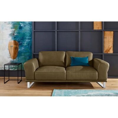 W.SCHILLIG montanaa 2-Sitzer grün Camouflage Leder - Sofa W.SCHILLIG montanaa 2-Sitzer grün Camouflage Leder - Sofa