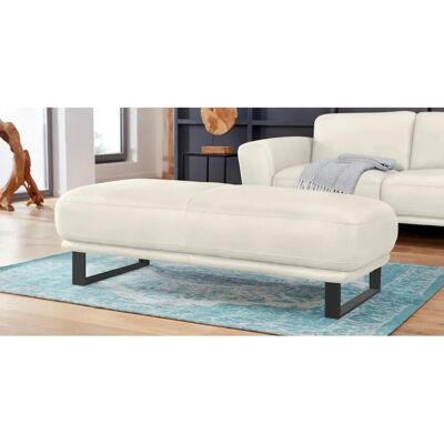 W.SCHILLIG Montana Weiß Leder Hocker - Hocker W.SCHILLIG Montana Weiß Leder Hocker - Hocker
