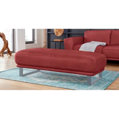 W.SCHILLIG Montana Velvet Rot Leder Hocker - Hocker W.SCHILLIG Montana Velvet Rot Leder Hocker - Hocker