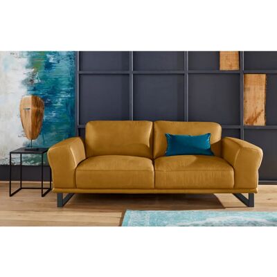 W.SCHILLIG Montana 2,5-Sitzer Gelb Leder Sofa - Sofa W.SCHILLIG Montana 2,5-Sitzer Gelb Leder Sofa - Sofa