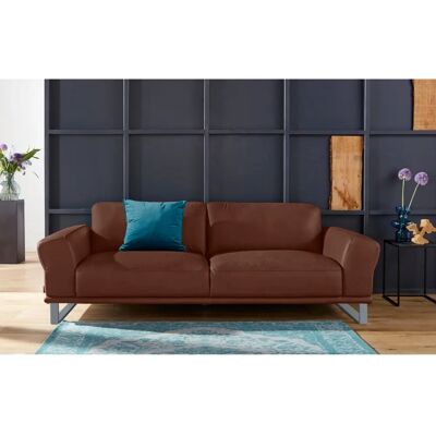 W.SCHILLIG Montana 2,5-Sitzer Sofa - Leder - Silber Beine W.SCHILLIG Montana 2,5-Sitzer Sofa - Leder - Silber Beine