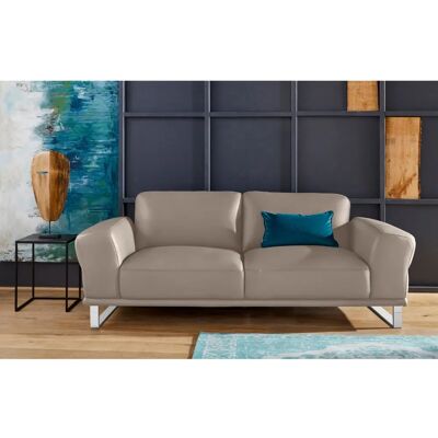 W.SCHILLIG Montana 2,5-Sitzer Sofa - Leder & Chromfüße W.SCHILLIG Montana 2,5-Sitzer Sofa - Leder & Chromfüße