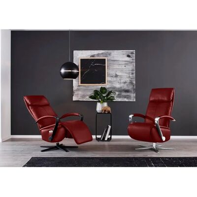 W.SCHILLIG Rumbaa Doppelmotor roter Leder Relaxsessel W.SCHILLIG Rumbaa Doppelmotor roter Leder Relaxsessel