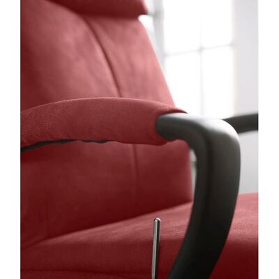 W.SCHILLIG Rumbaa Relaxsessel - Leder, Rot, Sternfuß, Verstellbar W.SCHILLIG Rumbaa Relaxsessel - Leder, Rot, Sternfuß, Verstellbar