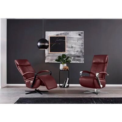 W.SCHILLIG Rumbaa Burgund Leder Relaxsessel - Relaxsessel W.SCHILLIG Rumbaa Burgund Leder Relaxsessel - Relaxsessel