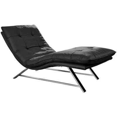 W.SCHILLIG Tagestraum Sofa - Grau Leder, Verstellbarer Kopfstütze W.SCHILLIG Tagestraum Sofa - Grau Leder, Verstellbarer Kopfstütze