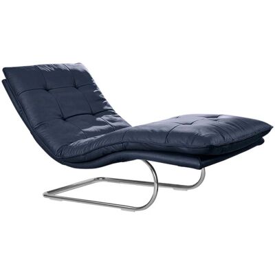 W.SCHILLIG Daily Dreams Blau Leder Relaxliege - Relaxliege W.SCHILLIG Daily Dreams Blau Leder Relaxliege - Relaxliege