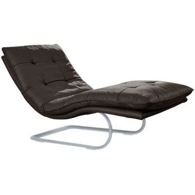 W.SCHILLIG Daily Dreams Braune Leder Lounge Chair - Lounge Chair W.SCHILLIG Daily Dreams Braune Leder Lounge Chair - Lounge Chair