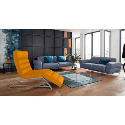 W.SCHILLIG Tagesträume Sofa - Weiches Leder, Gelb, 65x91x170cm W.SCHILLIG Tagesträume Sofa - Weiches Leder, Gelb, 65x91x170cm