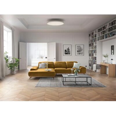 Musterring - MR 2490 - Kurkuma - Bronze-Fuß - Sofa Musterring - MR 2490 - Kurkuma - Bronze-Fuß - Sofa