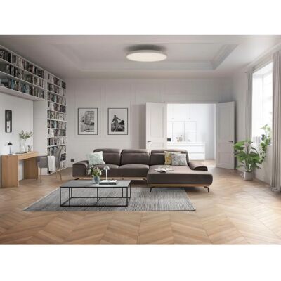 Musterring - MR 2490 - Hellgrau - Schwarze Füße - Sofa Musterring - MR 2490 - Hellgrau - Schwarze Füße - Sofa