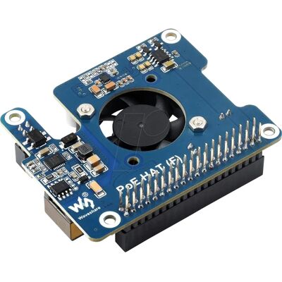 WaveShare Raspberry Pi 5 POE Power over Ethernet HAT - Solution réseau & alimentation WaveShare Raspberry Pi 5 POE Power over Ethernet HAT - Solution réseau & alimentation