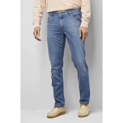 MEYER M5 Slim Jeans Blauw Casual Vijfzakken MEYER M5 Slim Jeans Blauw Casual Vijfzakken