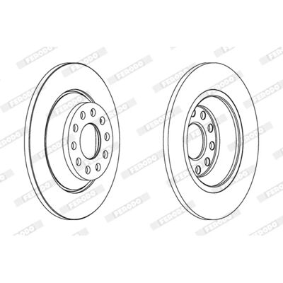 Jarrulevy Audi A6 C6 - Paksuus 12mm - Ilmastoidut Teräs - 302mm Ø - 5 ruuvia - FERODO Jarrulevy Audi A6 C6 - Paksuus 12mm - Ilmastoidut Teräs - 302mm Ø - 5 ruuvia - FERODO