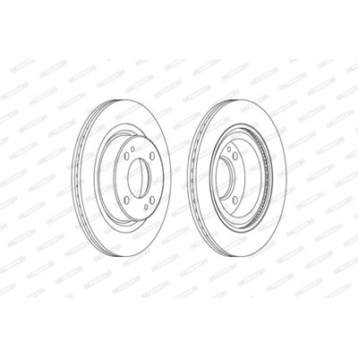 FERODO Mitsubishi Mirage / Space Star Αεριζόμενος 17mm Δίσκος - Δίσκος φρένου FERODO Mitsubishi Mirage / Space Star Αεριζόμενος 17mm Δίσκος - Δίσκος φρένου
