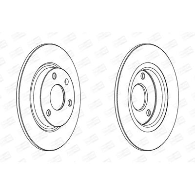 CHAMPION 561359CH - PEUGEOT 106 II 3/5 πόρτες - Δίσκος φρένου CHAMPION 561359CH - PEUGEOT 106 II 3/5 πόρτες - Δίσκος φρένου