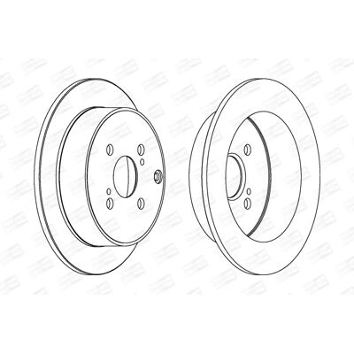 Champion - 562431CH - 114.3x10 - 5x114.3 - Δίσκος φρένου Champion - 562431CH - 114.3x10 - 5x114.3 - Δίσκος φρένου
