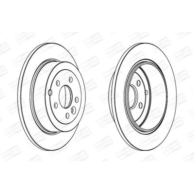 CHAMPION Δίσκος φρένων Land Rover - Διάμετρος 108mm, Πάχος 12mm, Πλήρης τύπος CHAMPION Δίσκος φρένων Land Rover - Διάμετρος 108mm, Πάχος 12mm, Πλήρης τύπος