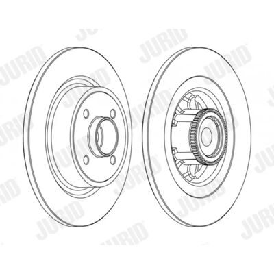 JURID Renault Megane Scenic Bremsscheibe - 275mm Durchmesser JURID Renault Megane Scenic Bremsscheibe - 275mm Durchmesser