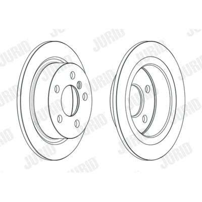 JURID - Δίσκος φρένου MINI - 112mm - Πλήρως επενδεδυμένος - Τύπος 3/5 Πόρτες JURID - Δίσκος φρένου MINI - 112mm - Πλήρως επενδεδυμένος - Τύπος 3/5 Πόρτες