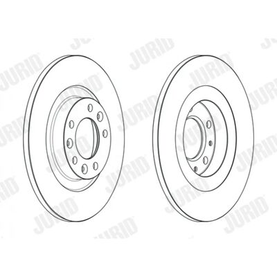 JURID 563218JC Bremsedisk - Personenwagen JURID 563218JC Bremsedisk - Personenwagen