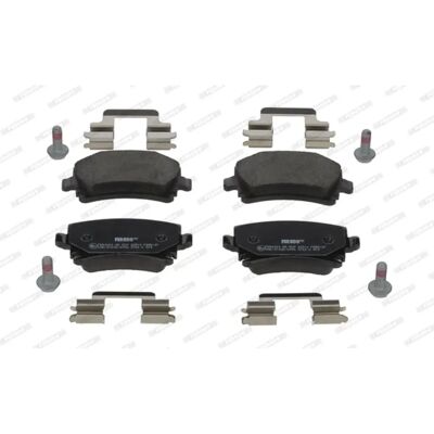 Ferodo FDB5107 Bromsbeläggsset - Bak, 4 delar Ferodo FDB5107 Bromsbeläggsset - Bak, 4 delar