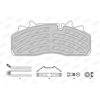 BERAL BCV29159TK Jeu de Plaquettes - Prévu pour Indicateur BERAL BCV29159TK Jeu de Plaquettes - Prévu pour Indicateur