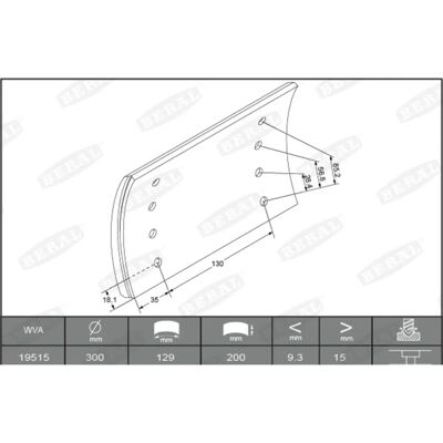 BERAL KBL19515.2-1541 Plaquettes de frein - Type de frein BERAL KBL19515.2-1541 Plaquettes de frein - Type de frein