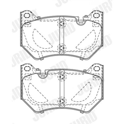 JURID 574032J Juego de pastillas de freno para AUDI Q5 JURID 574032J Juego de pastillas de freno para AUDI Q5
