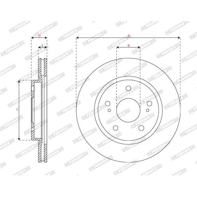 FERODO - DDF2687C - Suzuki Swift 4 - 22mm - Bremseplade? FERODO - DDF2687C - Suzuki Swift 4 - 22mm - Bremseplade?