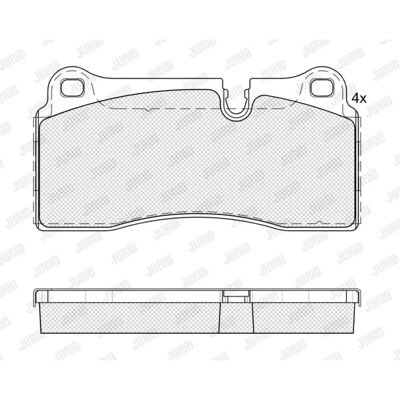 JURID 574144J BMW Bremsbelag-Set - Scheibenbremse JURID 574144J BMW Bremsbelag-Set - Scheibenbremse