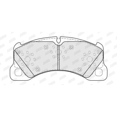 JURID 574159J Bremsbeläge-Kit - Verschleißanzeige - Porsche, VW JURID 574159J Bremsbeläge-Kit - Verschleißanzeige - Porsche, VW