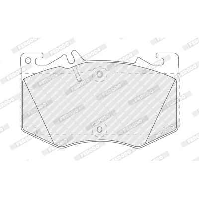 Kit de plaquettes de frein FERODO FDB5483 pour Mercedes-Benz Kit de plaquettes de frein FERODO FDB5483 pour Mercedes-Benz
