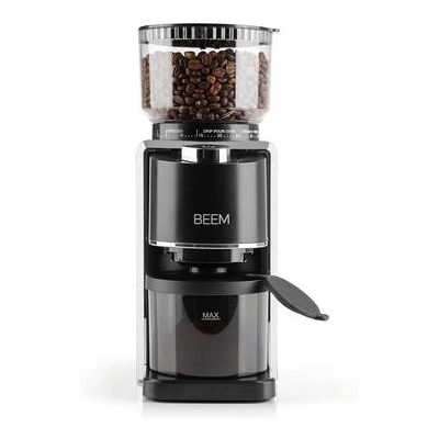 Beem GRIND-Perfect - Schwarz, Silber - Kaffeemühle mit Scheibenmahlwerk Beem GRIND-Perfect - Schwarz, Silber - Kaffeemühle mit Scheibenmahlwerk