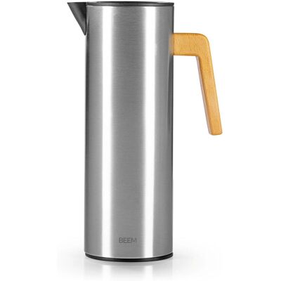 BEEM Isolierkanne 1L Silber - Thermosflasche BEEM Isolierkanne 1L Silber - Thermosflasche