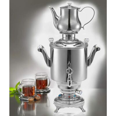 Samowar BEEM Romanov 1007 III - 5L - Acciaio Inox - Efficienza Energetica Samowar BEEM Romanov 1007 III - 5L - Acciaio Inox - Efficienza Energetica